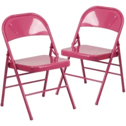 Flash Furniture 2 Pack HERCULES COLORBURST Series Triple Braced & Double Hinged Metal Folding Chair -Baxton Studio Sale Shop GUEST 9453cb1b a8dc 4c5c 9efa cc41580621fd