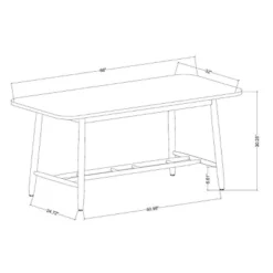 Shaker Dining Table - Natural - Hearth & Hand™ With Magnolia -Baxton Studio Sale Shop GUEST 9464db63 6fbb 4d64 91f7 7d79e13f5a9e