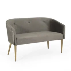 Brayer Modern Glam Tufted Velvet Loveseat - Christopher Knight Home -Baxton Studio Sale Shop GUEST 949f9aed 4a75 4a1b 963e 5ef751be9bbc