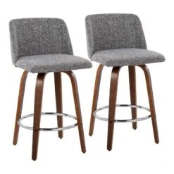 Set Of 2 Toriano Upholstered Counter Height Barstools - Lumisource -Baxton Studio Sale Shop GUEST 94afd503 db6c 4ef0 b626 3f0df36f5072