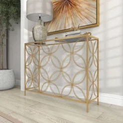 Contemporary Metal Console Table Gold - Olivia & May -Baxton Studio Sale Shop GUEST 94c58455 c7f7 4f9c aba0 72349b943a43