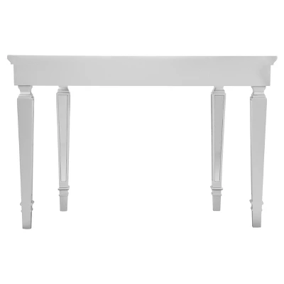 Glenrose Glam Mirrored Console Table - Matte Silver - Aiden Lane 5 Glenrose Glam Mirrored Console Table - Matte Silver - Aiden Lane - Image 5
