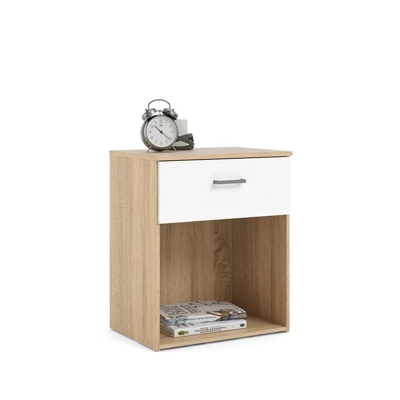 1 Drawer Nightstand In White - Tvilum 9 1 Drawer Nightstand In White - Tvilum - Image 9