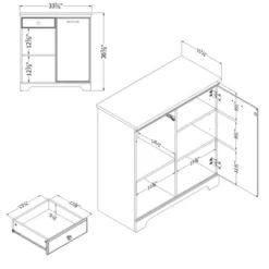 Versa 1 Door Storage Cabinet Gray Maple - South Shore 21 Versa 1 Door Storage Cabinet Gray Maple - South Shore -Baxton Studio Sale Shop GUEST 96612a2a 8c0a 4720 beda e1c3bfbffc8f