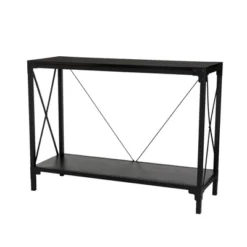 Modern Industry Metal/Wooden Console Table - Glitzhome 16 Modern Industry Metal/Wooden Console Table - Glitzhome -Baxton Studio Sale Shop GUEST 9682beb9 fd0b 491e 838f 5223341ece3a
