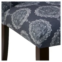 Hendrix Dining Chair In Damask - Skyline Furniture -Baxton Studio Sale Shop GUEST 96882cd1 1028 4c9f 939f daf074699251