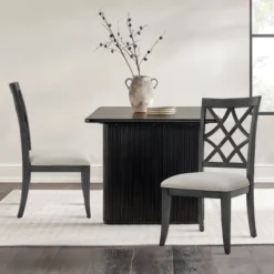 Wooden Dining Chairs Set Of 2,Retro Kitchen Dining Room Chairs With Curved Back,Upholstered Dining Chairs With Wooden Frame-Maison Boucle -Baxton Studio Sale Shop GUEST 9730cb80 8d05 45e9 99d6 0815c4434212