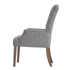 Raghnaid Distressed Tufted Linen Dining Chair - Inspire Q 11 Raghnaid Distressed Tufted Linen Dining Chair - Inspire Q -Baxton Studio Sale Shop GUEST 98434de4 deb4 4904 befe 61b96ef649ce