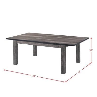 5pc Grayson Extendable Dining Table With Padded Seats Gray Oak - Picket House Furnishings 10 5pc Grayson Extendable Dining Table With Padded Seats Gray Oak - Picket House Furnishings - Image 10