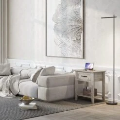 Whizmax Nightstand, End Table With Drawer, Side Table For Spaces, 2 Tiers Storage Shelves With Dresser, Bedside Table For Living Room, Bedroom 11 Whizmax Nightstand, End Table With Drawer, Side Table For Spaces, 2 Tiers Storage Shelves With Dresser, Bedside Table For Living Room, Bedroom -Baxton Studio Sale Shop GUEST 98fbef30 d658 4356 8a1b e97b4f798556