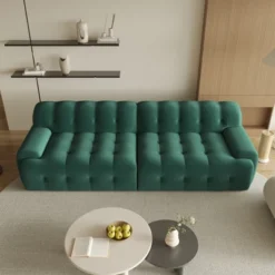 WJShome 86.6inch Modular Sectional Couch,Oversized Loveseat Sofa, 3D Mesh Fabric Comfy Cloud Sofa Couches -Baxton Studio Sale Shop GUEST 99443b0e e705 4562 b972 6d1c86757b60