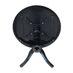 36" Round Top Pedestal Table Black - International Concepts -Baxton Studio Sale Shop GUEST 996a2f14 273f 4f6b 970a 62062b44cf04