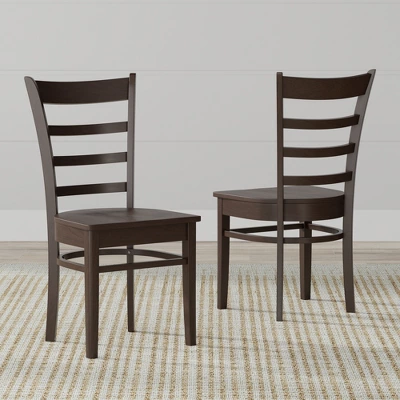 Glenwillow Home Oval Butterfly Leaf Dining Table + Slat Back Dining Chairs Dining Set 2 Glenwillow Home Oval Butterfly Leaf Dining Table + Slat Back Dining Chairs Dining Set - Image 2