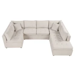 NicBex Modern 117.3" Pull Out Sofa Bed Chenille Convertible Sleeper Sofa With 2 Pillows For Living Room -Baxton Studio Sale Shop GUEST 996e9da0 1ed9 497e afa6 afdea90e7577