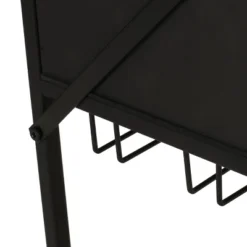 Boster Boho Industrial 8 Bottle Wine Rack Console Table With Storage Natural/Black - Christopher Knight Home -Baxton Studio Sale Shop GUEST 9a0a474a bfbb 4725 a4ba 9e1c0876dc60