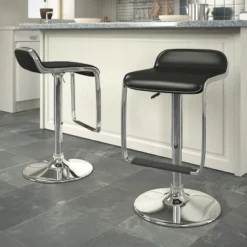 Set Of 2 Adjustable Barstool With Footrest - CorLiving -Baxton Studio Sale Shop GUEST 9ac38889 d1d1 48b7 bc09 67d13bb94025