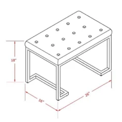 Beverly Bench Navy - Powell Company -Baxton Studio Sale Shop GUEST 9acc4459 1f4e 40fc ad01 44fe3fa4610a