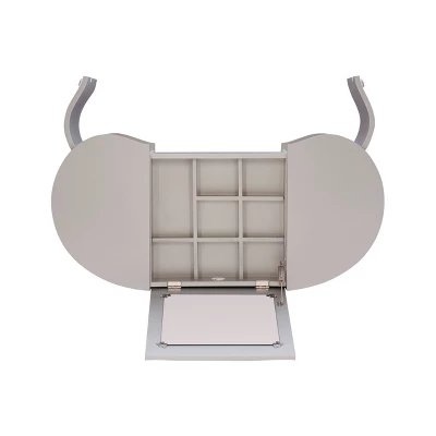 Paloma Vanity Set Silver - Linon 10 Paloma Vanity Set Silver - Linon - Image 10