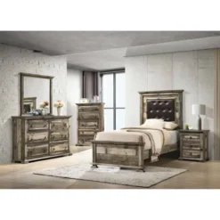 3pc Shayne Panel Bedroom Set Drift - Picket House Furnishings -Baxton Studio Sale Shop GUEST 9b41fc0a 867c 4a6e 8faa e638e22e3bac