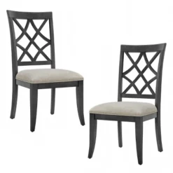 Wooden Dining Chairs Set Of 2,Retro Kitchen Dining Room Chairs With Curved Back,Upholstered Dining Chairs With Wooden Frame-Maison Boucle -Baxton Studio Sale Shop GUEST 9ba4aff5 c5fa 4371 b4fe 055b352afed2