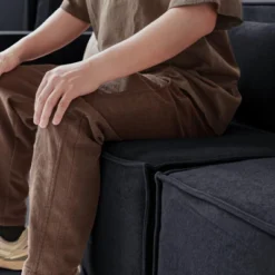 WJShome Modular Sectional Sofa Couch,118.62" L Shaped Cloud Couch With 1 Ottomans,Minimalist 4 Seater Convertible Sofa For Living Room -Baxton Studio Sale Shop GUEST 9c1256bf 889c 4b25 b0d1 910135ef2fd6