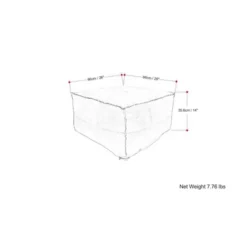 Erving Square Pouf Distressed Brown - WyndenHall -Baxton Studio Sale Shop GUEST 9cedab11 e15d 4137 b27a 8e42e188dc55