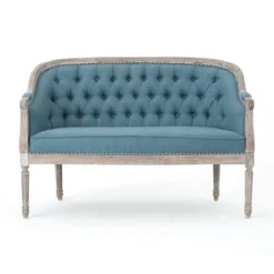 Faye Classical Tufted Loveseat - Christopher Knight Home -Baxton Studio Sale Shop GUEST 9d1fc6d5 78ea 410e 8251 9236ba7de90b