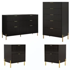 Festivo 4pc Modern Elegance Bedremm Chest And 6 Drawer Dresser And 2 Drawer Nightstands Set 31 Festivo 4pc Modern Elegance Bedremm Chest And 6 Drawer Dresser And 2 Drawer Nightstands Set -Baxton Studio Sale Shop GUEST 9dcaa12e 2cd7 4e18 84de 5316e3d156e3