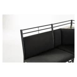 2pc Gareth Breakfast Nook Dining L Chair & Bench Black ( ) - Boraam -Baxton Studio Sale Shop GUEST 9e17a0fd ed29 4e57 83c6 175f22579636