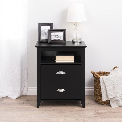 Yaletown 2 - Drawer Tall Nightstand - Prepac 4 Yaletown 2 - Drawer Tall Nightstand - Prepac - Image 4