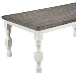 78" Cambrien Rustic Two-Tone Dining Table Antique White/Gray - HOMES: Inside + Out 12 78" Cambrien Rustic Two-Tone Dining Table Antique White/Gray - HOMES: Inside + Out -Baxton Studio Sale Shop GUEST 9ee0fa98 1c69 44c6 8e37 c2b0bd51c779