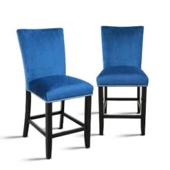 24" Set Of 2 Camila Counter Height Bar Stools - Steve Silver -Baxton Studio Sale Shop GUEST 9f62c3be 0d63 493b bc32 9e884b63095c