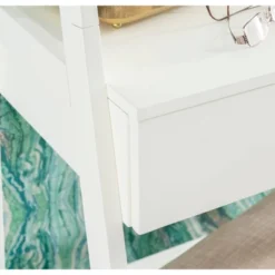 Alaina Leaning Vanity Set White - Linon -Baxton Studio Sale Shop GUEST 9fa3a5e4 0e18 4378 a127 03208c06b570