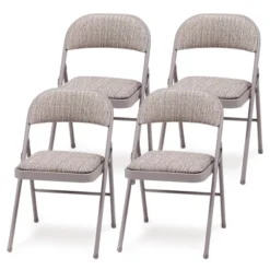 MECO 4-Pack Of Sudden Comfort Deluxe Fabric Padded Folding Dinning Chairs With 16 X 16 Inch Seat And Non Marring Leg Caps 15 MECO 4-Pack Of Sudden Comfort Deluxe Fabric Padded Folding Dinning Chairs With 16 X 16 Inch Seat And Non Marring Leg Caps -Baxton Studio Sale Shop GUEST a02de1a8 14e4 4bd8 bb11 adcb227eb415