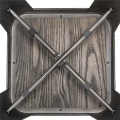 Yaheetech 24 Inches Height Backless Stackable Metal Counter Bar Stool, Set Of 4 -Baxton Studio Sale Shop GUEST a04f131a 7ece 4a8d b1b5 b363dbeee4c0