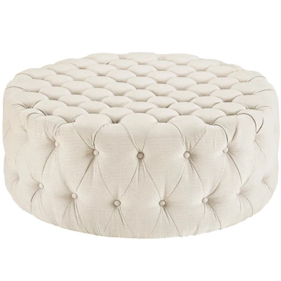 Amour Upholstered Fabric Ottoman - Modway 6 Amour Upholstered Fabric Ottoman - Modway - Image 6