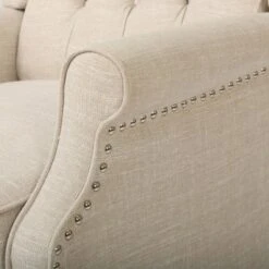 Set Of 2 Walter Contemporary Tufted Fabric Press-Back Recliners Beige - Christopher Knight Home -Baxton Studio Sale Shop GUEST a0c564a6 b836 472e 8dc9 642c0829753e