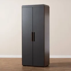 7 Shelf Wardrobe Rikke Two-Tone Wood Storage Cabinet Brown - Baxton Studio -Baxton Studio Sale Shop GUEST a1d5995f 3682 432a bd24 be93f11212a6