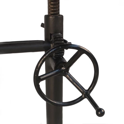 Lake Adjustable Dining Table Black - Carolina Chair & Table 3 Lake Adjustable Dining Table Black - Carolina Chair & Table - Image 3