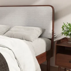 Roundhill Furniture Wyller 2-Piece Bedroom Set, Platform Bed With Nightstand, Natural Walnut, Queen 19 Roundhill Furniture Wyller 2-Piece Bedroom Set, Platform Bed With Nightstand, Natural Walnut, Queen -Baxton Studio Sale Shop GUEST a278a36a 7d47 434e 9e73 f9adb060c9a0