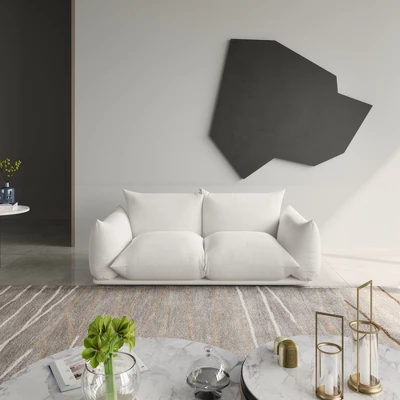 Modular Sectional Sofa,Lovesofa Couch, 77.16inch Minimalist Convertible Sofa Couch, Modern Chenilleyarn 2 Seater Living Room Sofa Sets 13 Modular Sectional Sofa,Lovesofa Couch, 77.16inch Minimalist Convertible Sofa Couch, Modern Chenilleyarn 2 Seater Living Room Sofa Sets - Image 13