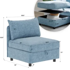 Christopher Knight Home Alvis Modular Chenille Storage U-Sofa 14 Christopher Knight Home Alvis Modular Chenille Storage U-Sofa -Baxton Studio Sale Shop GUEST a2efa50e 8950 4d28 8d6d f03c9e6748c4