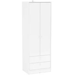 Denmark 2 Door And 2 Drawer Wardrobe - Polifurniture 19 Denmark 2 Door And 2 Drawer Wardrobe - Polifurniture -Baxton Studio Sale Shop GUEST a32f5cc4 e417 49c2 bdee 848e4f54946c