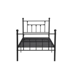 VECELO Twin/Full/Queen Metal Platform Bed Frame With Headboard And Footboard, Industrial Bed Frame, No Box Spring Needed, Storage Space 17 VECELO Twin/Full/Queen Metal Platform Bed Frame With Headboard And Footboard, Industrial Bed Frame, No Box Spring Needed, Storage Space -Baxton Studio Sale Shop GUEST a3e109e0 7971 412b 93ff 50abbfc2725d
