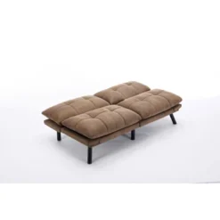 DOMETOUR Modern Convertible Folding Sofa Bed, Futon Sleeper Loveseat For Living Room Bedroom Apartment -Baxton Studio Sale Shop GUEST a41e30c8 379e 49c5 8902 df5d45e36999