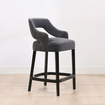 Jennifer Taylor Home Moderne 27 Inch Art Deco Counter Height Bar Stool (Set Of 2) 3 Jennifer Taylor Home Moderne 27 Inch Art Deco Counter Height Bar Stool (Set Of 2) - Image 3