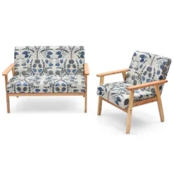 Costway Modern Living Room Sofa Set W/ Loveseat Sofa Couch & Accent Armchair -Baxton Studio Sale Shop GUEST a475fe33 31a9 4d27 8b9c 34b672d21ae2