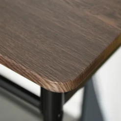 HOMCOM 3 Piece Counter Height Bar Table And Chairs Set, Space Saving Dining Table With 2 Matching Stools, Storage Shelf Metal Frame Footrest 14 HOMCOM 3 Piece Counter Height Bar Table And Chairs Set, Space Saving Dining Table With 2 Matching Stools, Storage Shelf Metal Frame Footrest -Baxton Studio Sale Shop GUEST a4eb1f37 7216 4b4d 94e7 54bdf9215304