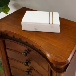 Kasey Jewelry Armoire Walnut - Powell Company -Baxton Studio Sale Shop GUEST a6a17780 3ea7 4a2b aa58 300b860f9cc6