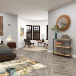 Contemporary Metal Console Table - Olivia & May -Baxton Studio Sale Shop GUEST a7757baf 1f98 4bee 8b2a cdce46477736